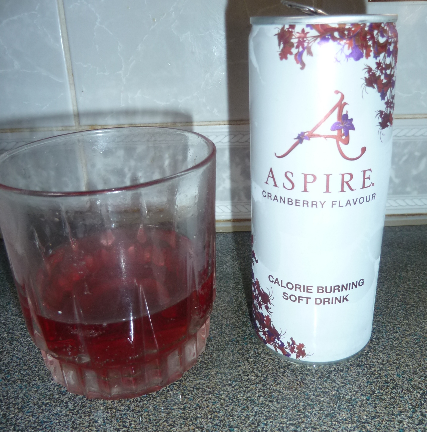 Aspire calorie burning soft drink