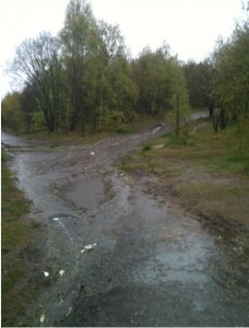 Wet miserable day