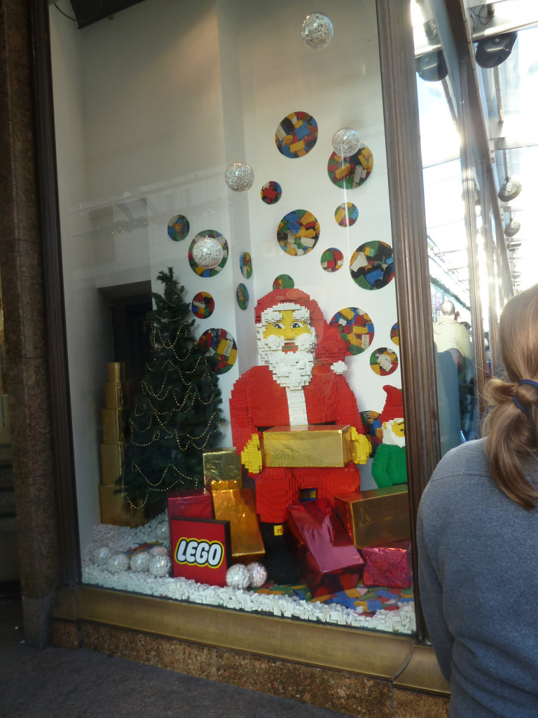 Lego Santa in Fenwicks Windows