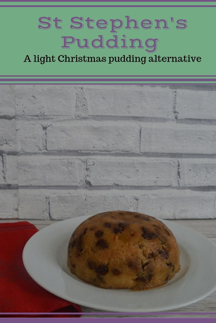 St Stephen's pudding recipe. This lightly steamed apple pudding is a great alternative to Christmas pudding