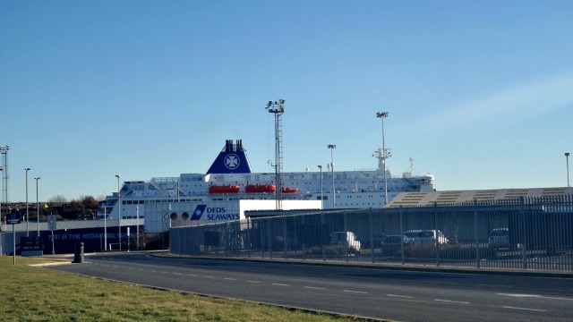 DFDS Seaways at port of tyne