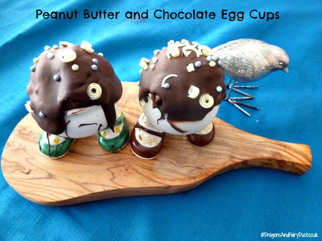 Peanut butter and chocolate egg cups