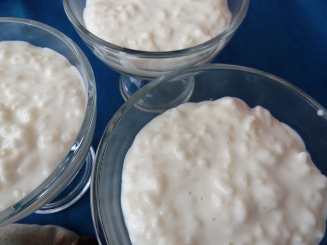 Greek rice pudding