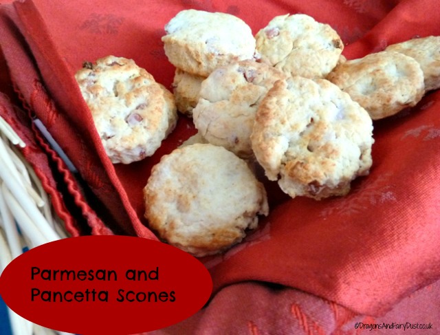 Pancetta and parmesan scones