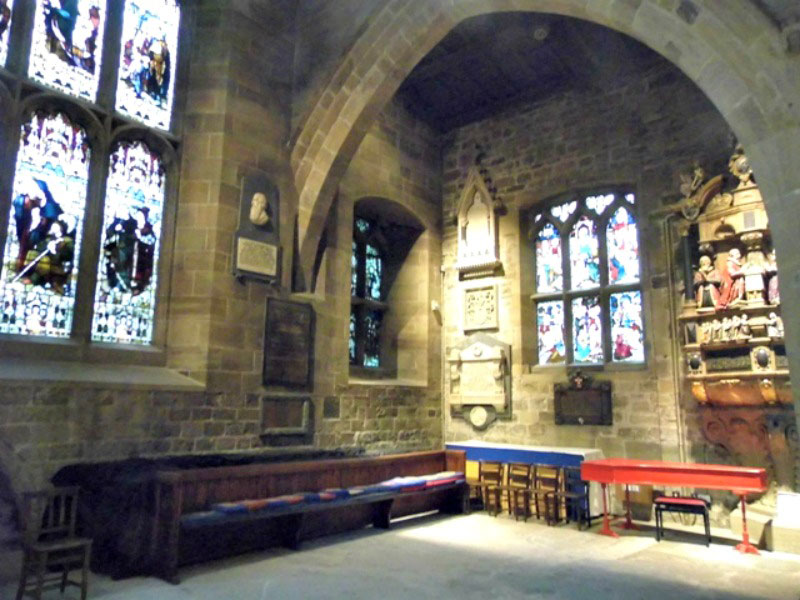 A quiet corner of Newcastle cathedral