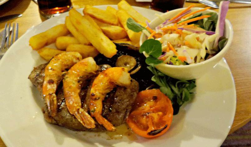  Surf & Turf from the Beefeater Spring Menu