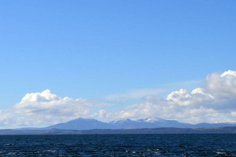 View across Wemyss Bay from the ferry port