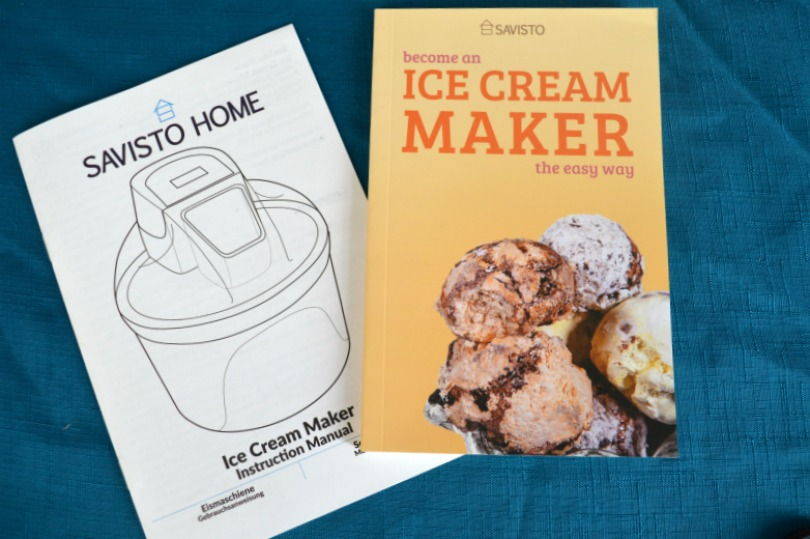 savisto ice cream maker book