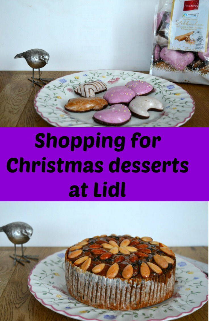 Shopping for Christmas desserts at Lidl. Trying out some of the range of products