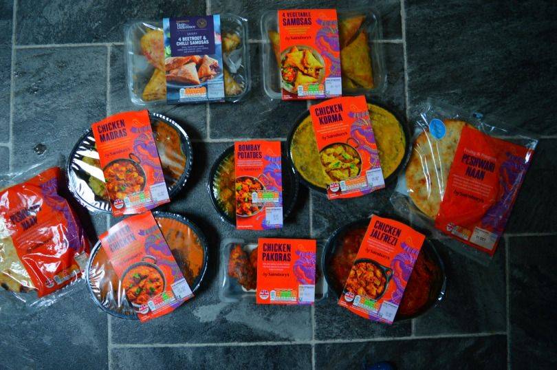 Sainsbury's curry ready meals