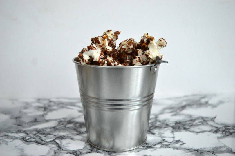 cocnut chocolate popcorn