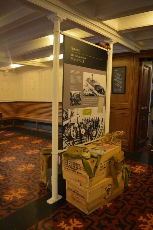 SS Nomadic exhibit of the war years