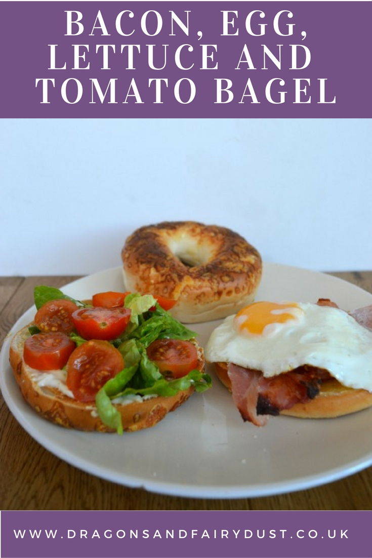 Bacon egg lettuce and tomato bagel