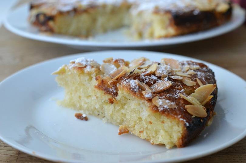 Gooseberry and coconut cake