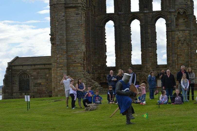 Knights tournament at Tynemouth priory
