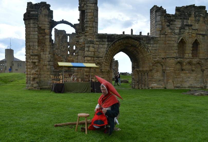 Knights tournament at Tynemouth priory