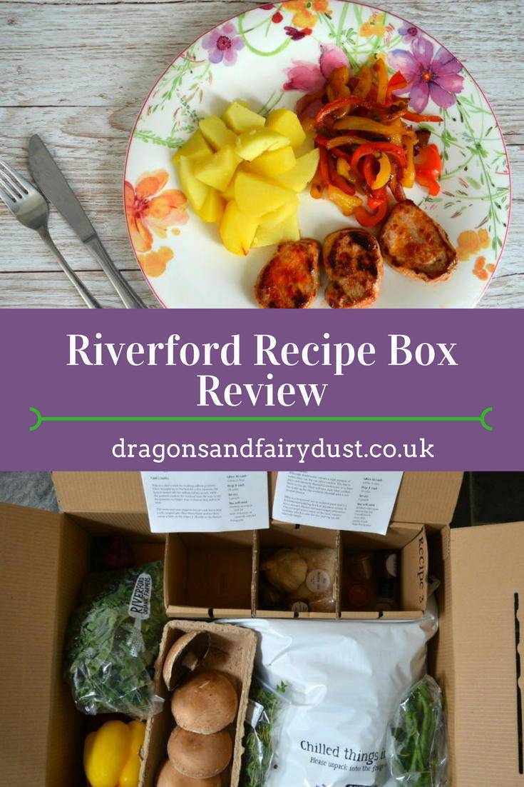Riverford recipe box. All the ingredients to make tasty and delicious meals delivered in a box
