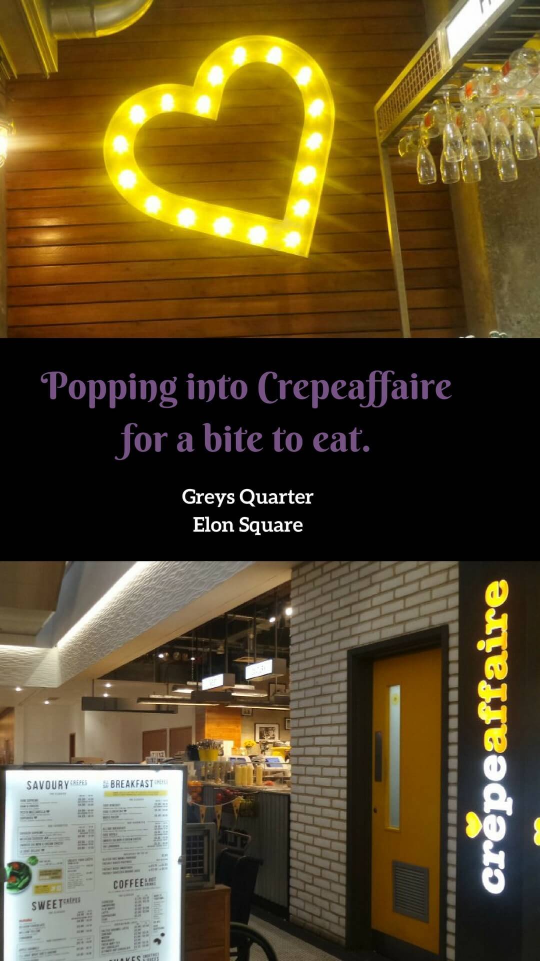 Popping into crepeaffaire Newcastle for a bite to eat. We enjoyed indulgent crepes and milkshakes
