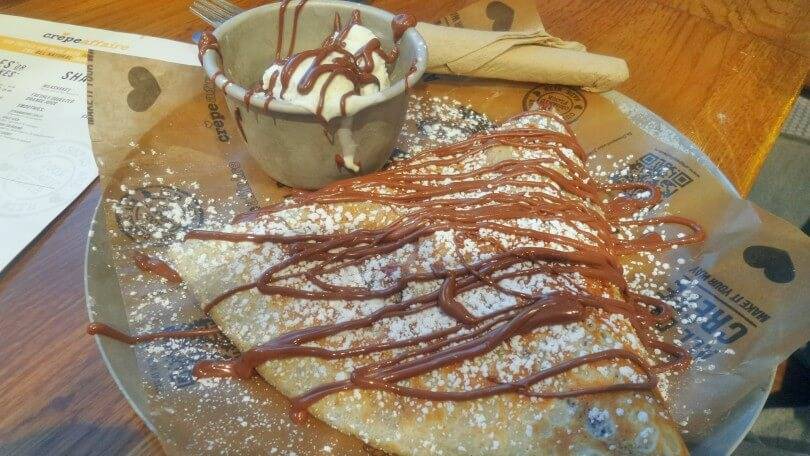 banalicious crepe from Crepeaffaire
