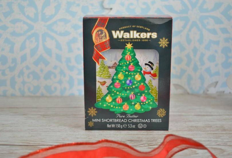 Walkers mini Christmas tree shortbread biscuits
