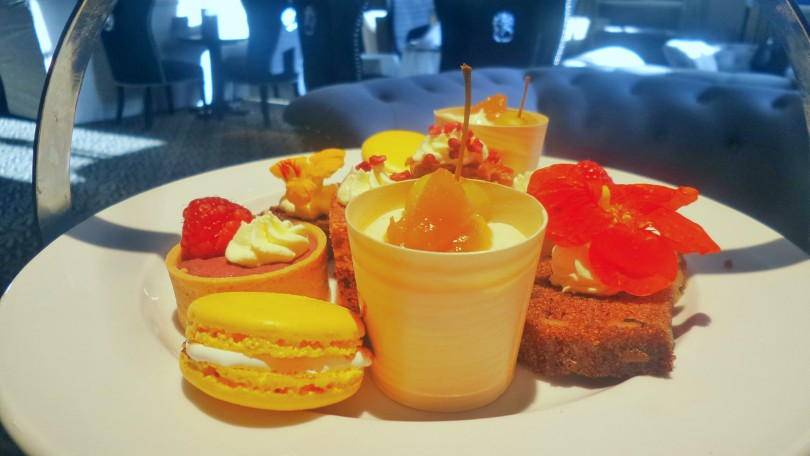 Cakes which are part of afternoon tea at the Vermont Hotel Newcastle