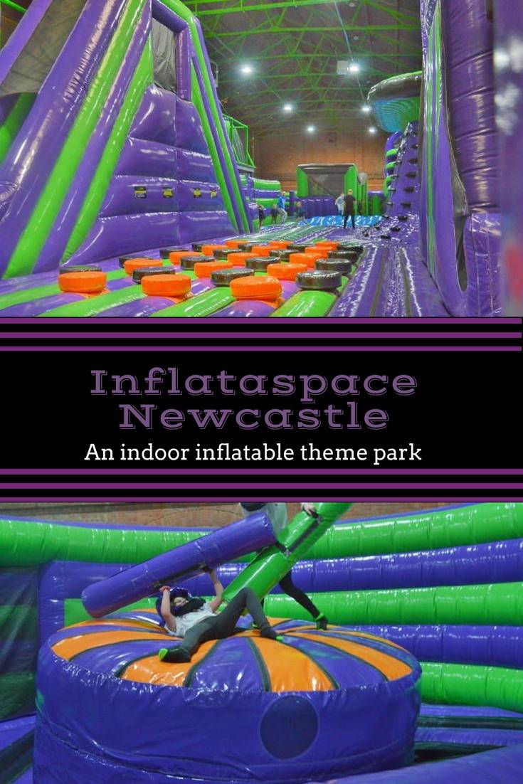 Inflataspace Newcastle. An indoor inflatable theme park which is great for visiting with kids