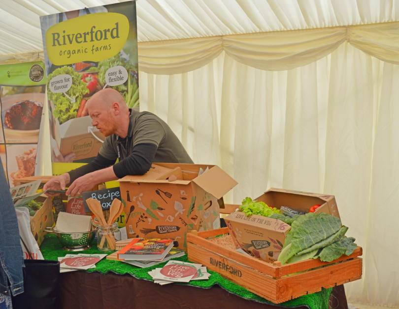 Riverford organic veg at Living North Live