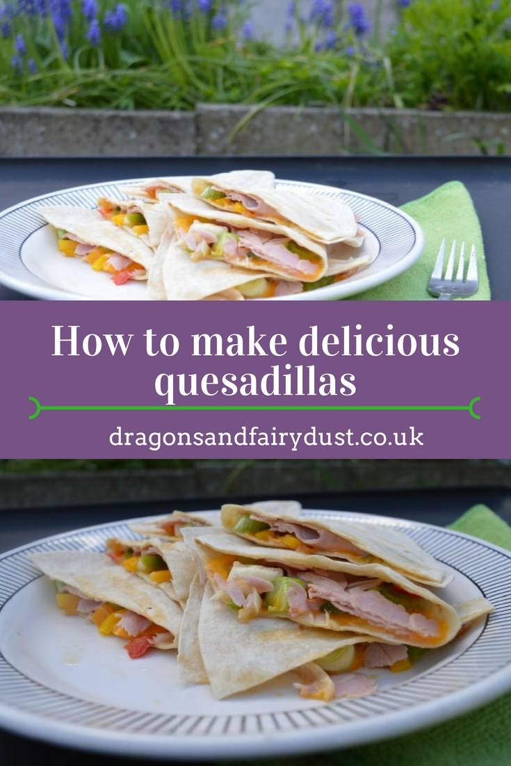 How to make quesadillas. These delicious Mexican toasted sandwiches are perfect for a hot day. Click to get the recipe