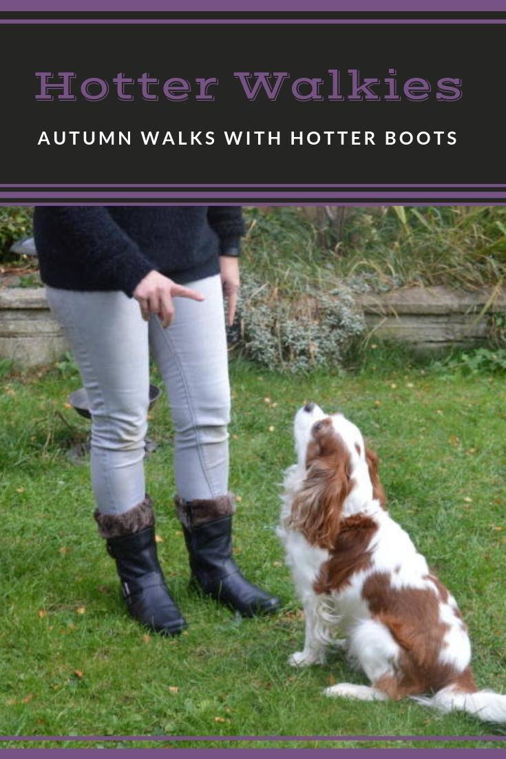 Autumn dog walks with hotter boots