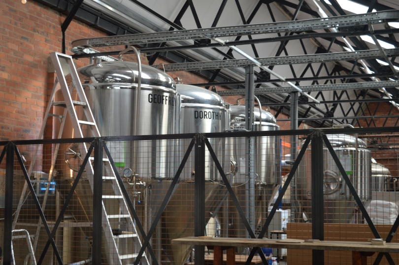 The vats of beer at Tyne Bank brewery