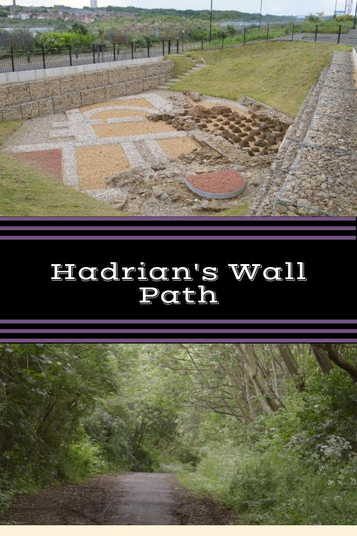 The walk along Hadrian's wall path from its end at Wallsend to St Peter's Basin in Newcastle.