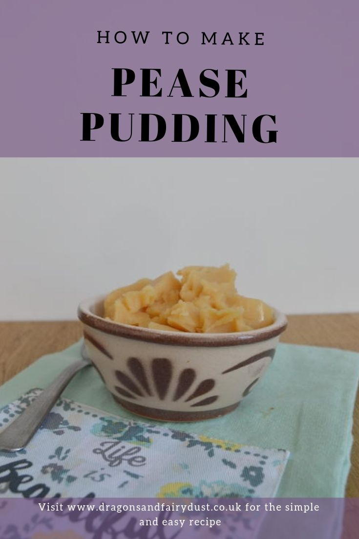 Pease pudding is a delicious addition to sandwiches. It is quick and easy to make, all you need is dried peas.