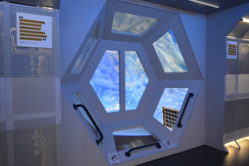 Inside the space station at life science centre