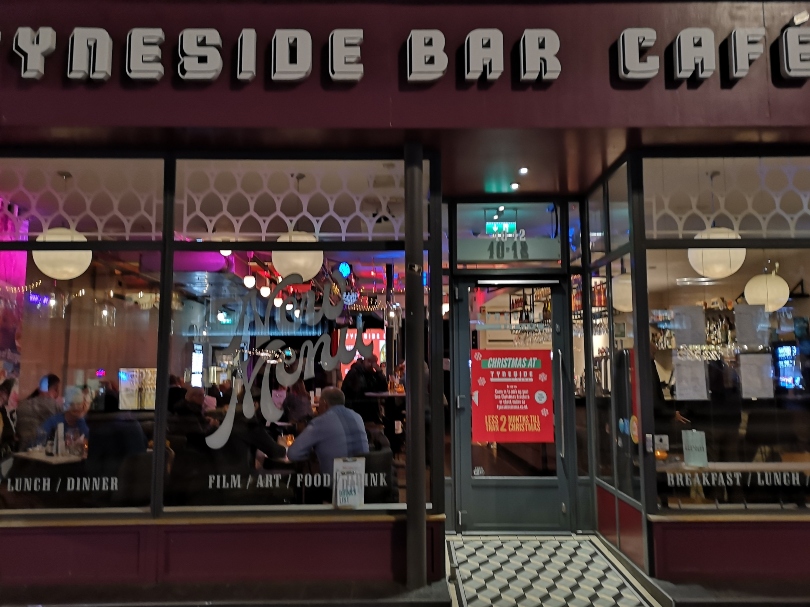 The outside of the Tyneside bar cafe