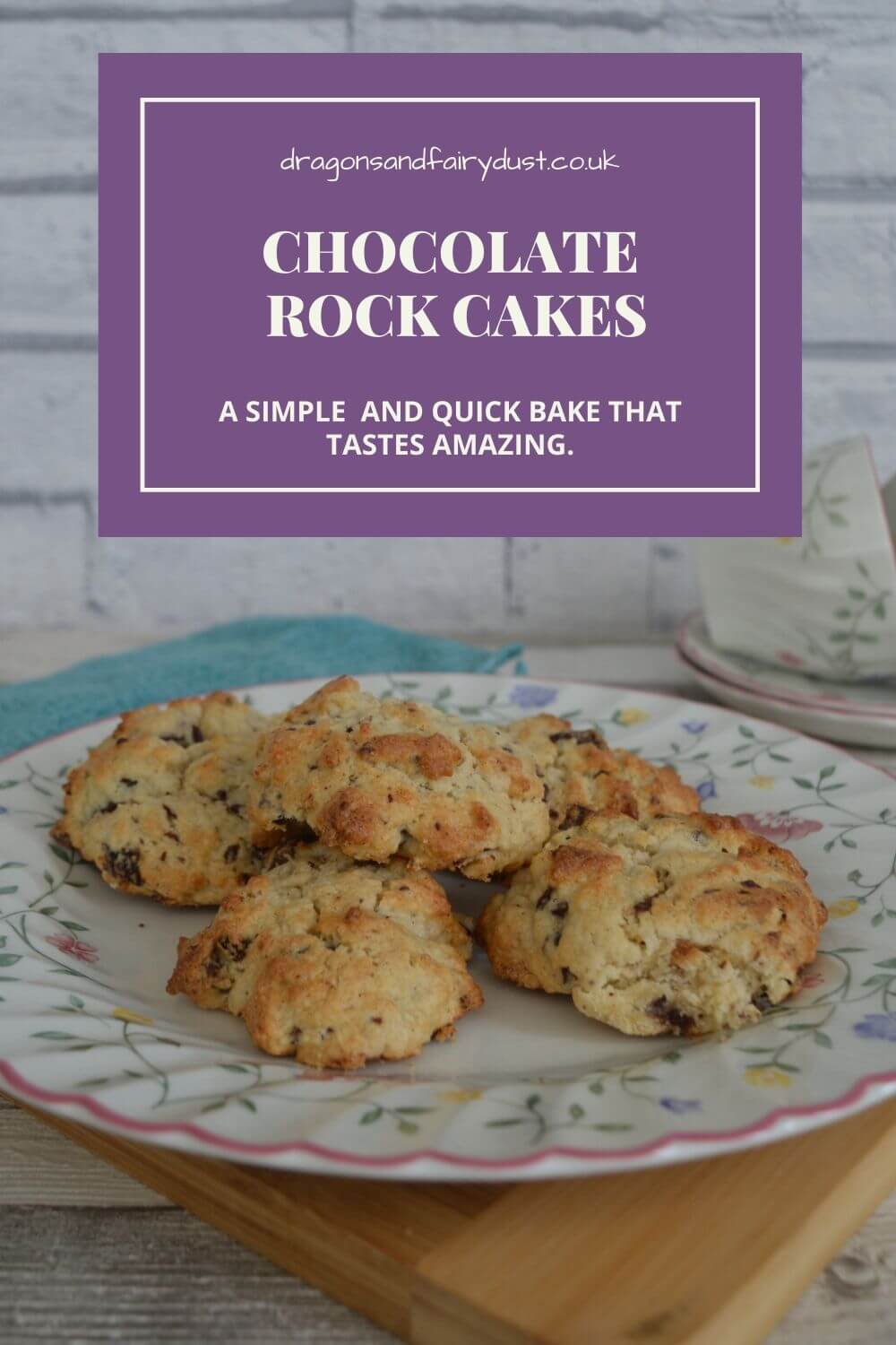 Chocolate rock cakes are a simple and delicious bake. Once you try one you will come back for more.