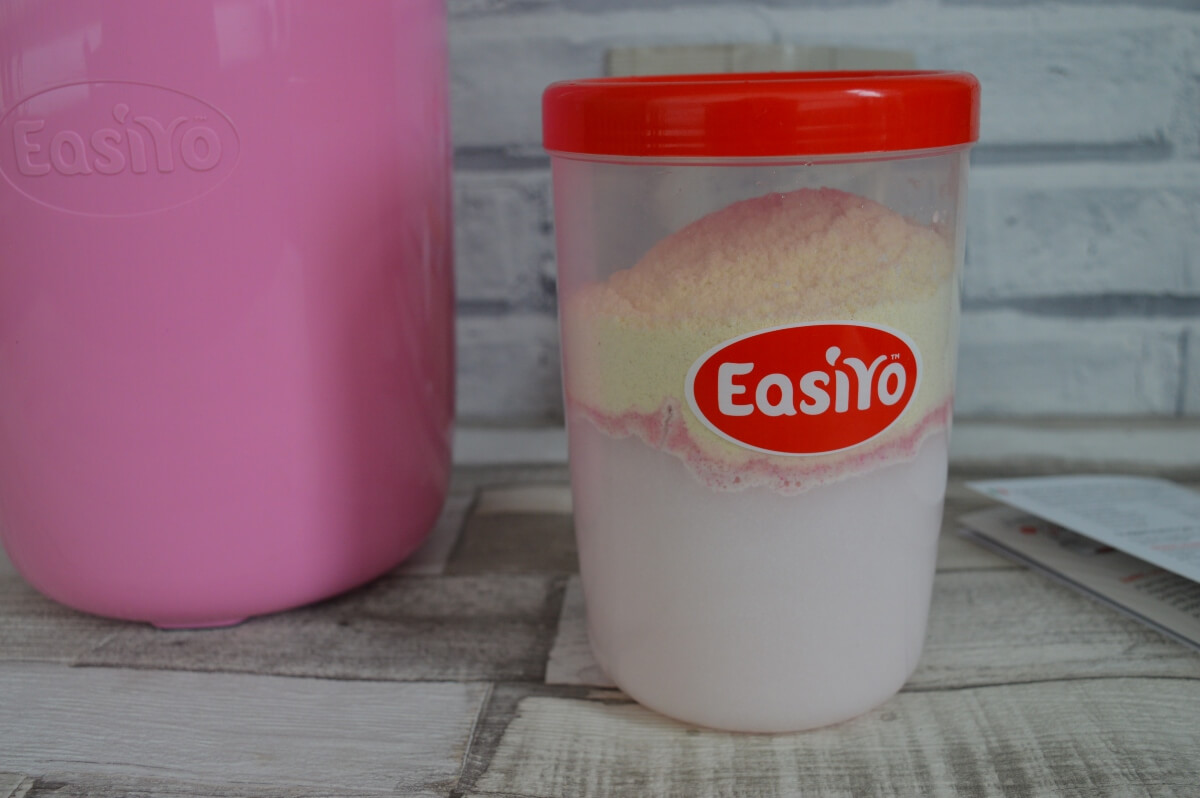 EasyYo yoghurt in a jar