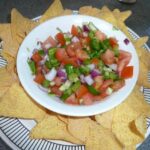 Cucumber tomato and lime salsa