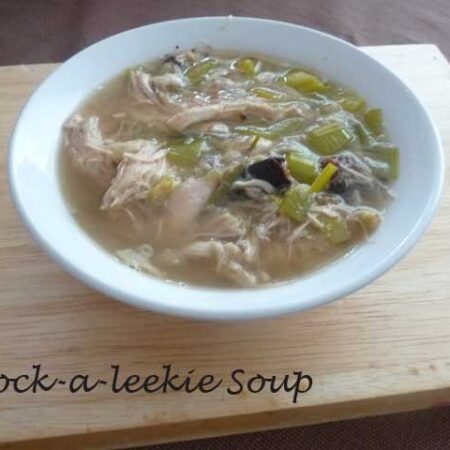 Cock-a-leekie soup