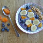 blueberry streusel porridge