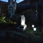 outdoor solar lights in the garden
