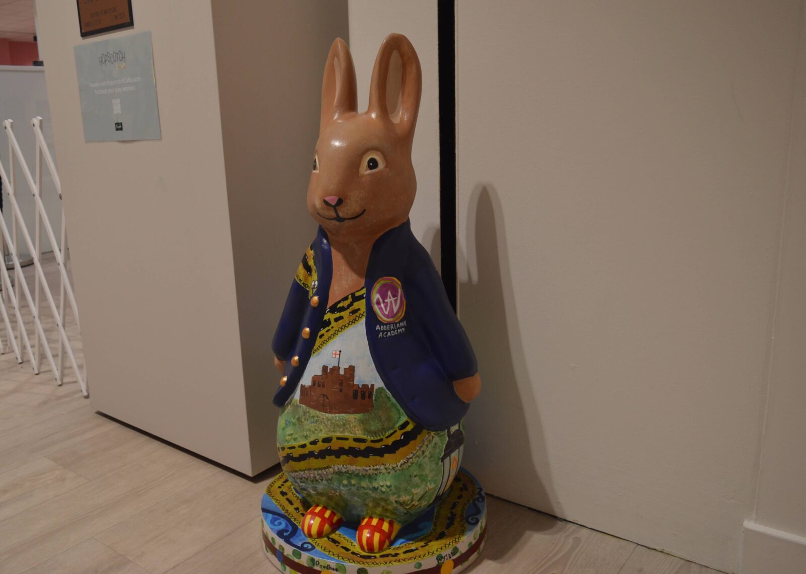 Adder on the Tyne Peter Rabbit fluffle inspired by Prudhoe at Fenwick Newcastle