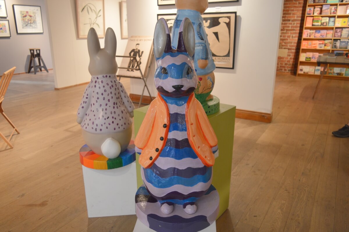 Wavy Rabbit by Brambling Primary School at The Biscuit Factory in Ouseburn
